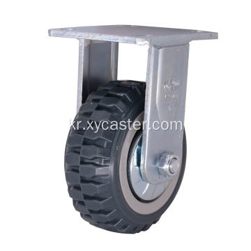 산업 트롤리를위한 회색 PVC 피마자 바퀴